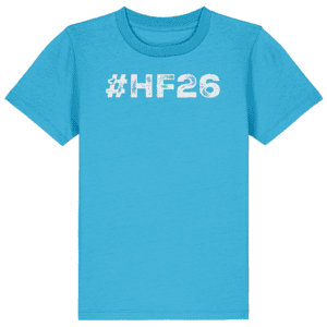 Kids #HF26 Tee (White Logo)