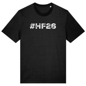 Adult #HF26 Tee (White Logo)